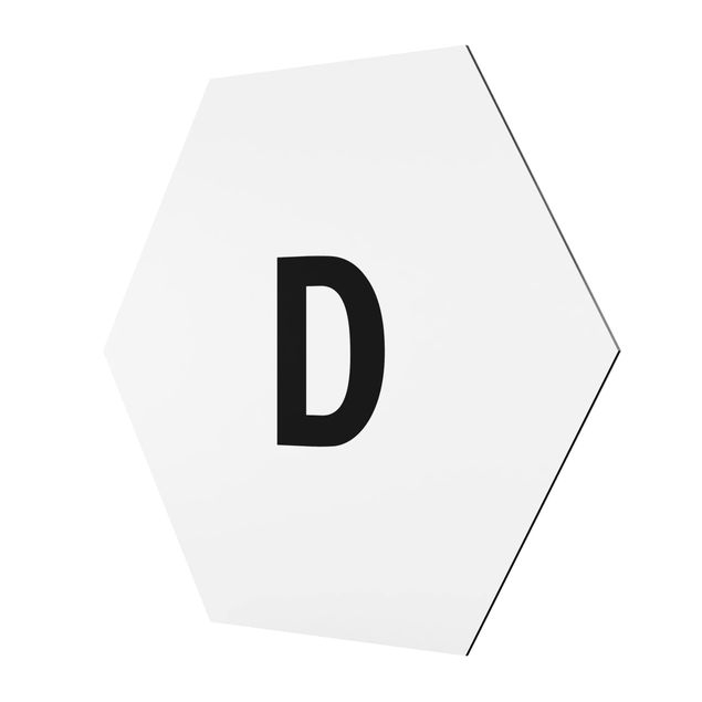 Bilder Hexagon Buchstabe Weiß D