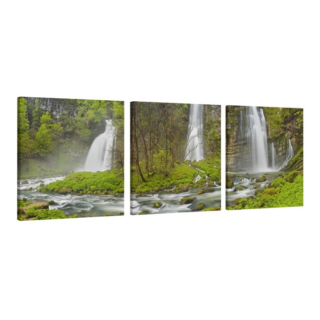 Leinwandbilder Naturmotive Wasserfälle Cascade de Flumen