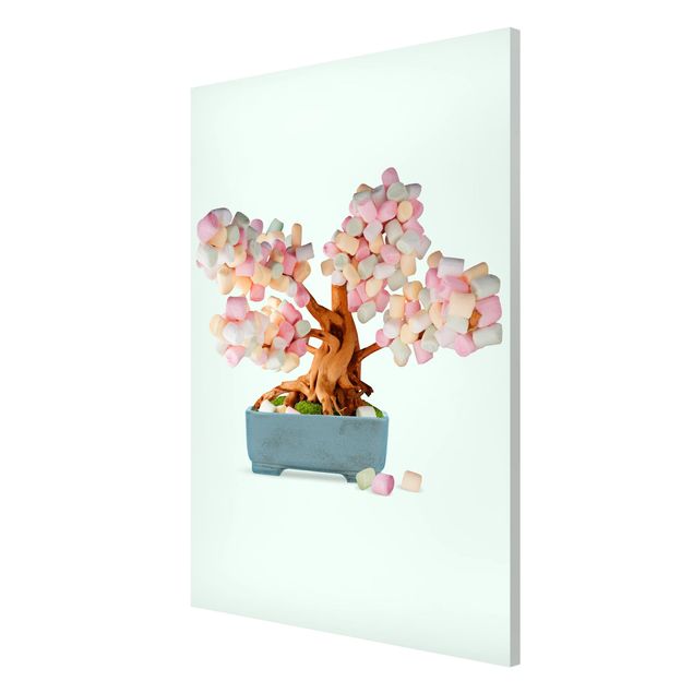 Wandbilder Floral Bonsai mit Marshmallows