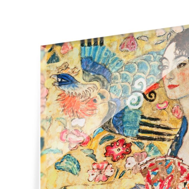 Kunstdrucke kaufen Gustav Klimt - Dame mit Fächer