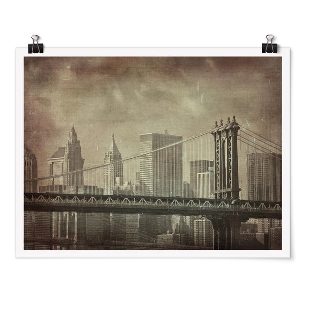 Wandbilder Architektur & Skyline Vintage New York