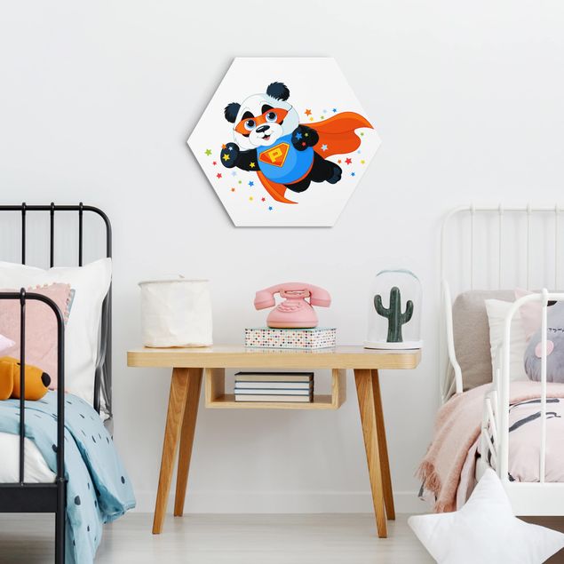 Wandbilder Modern Super Panda