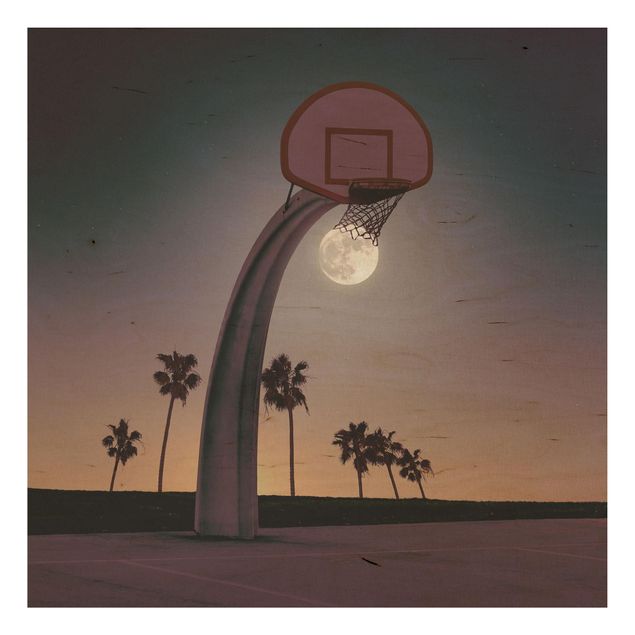 Jonas Loose Bilder Basketball mit Mond
