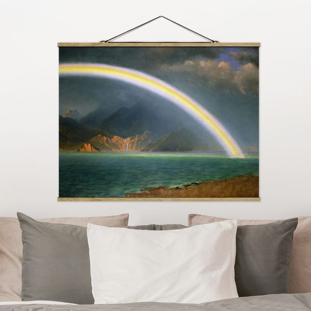 Küchen Deko Albert Bierstadt - Regenbogen über Jenny Lake