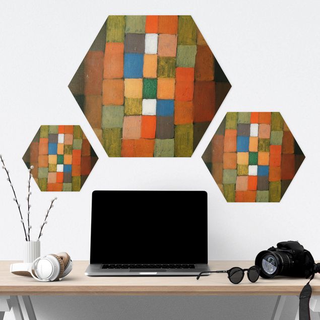 Hexagon Bilder Paul Klee - Steigerung