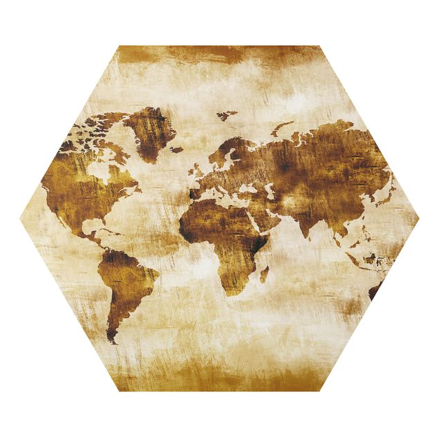 Wandbilder Braun No.CG75 Map of the World