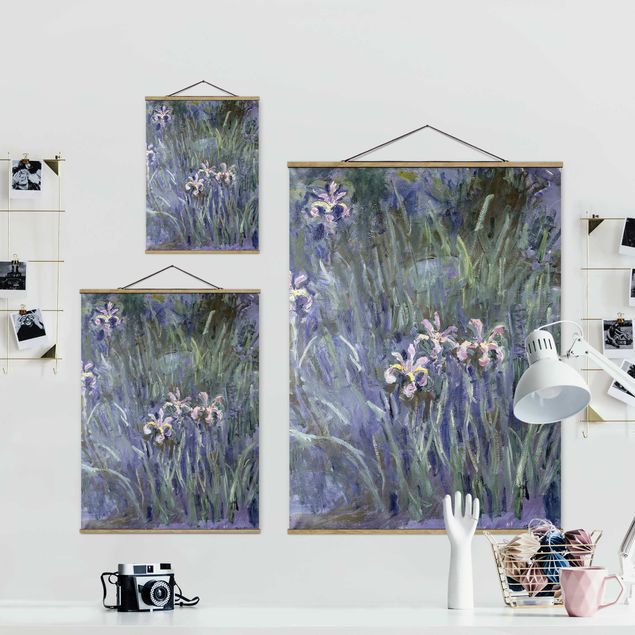 Wandbilder Kunstdrucke Claude Monet - Schwertlilien