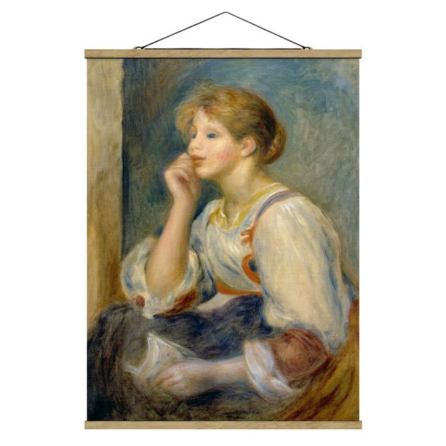 Wandbilder Kunstdrucke Auguste Renoir - Junges Mädchen mit Brief