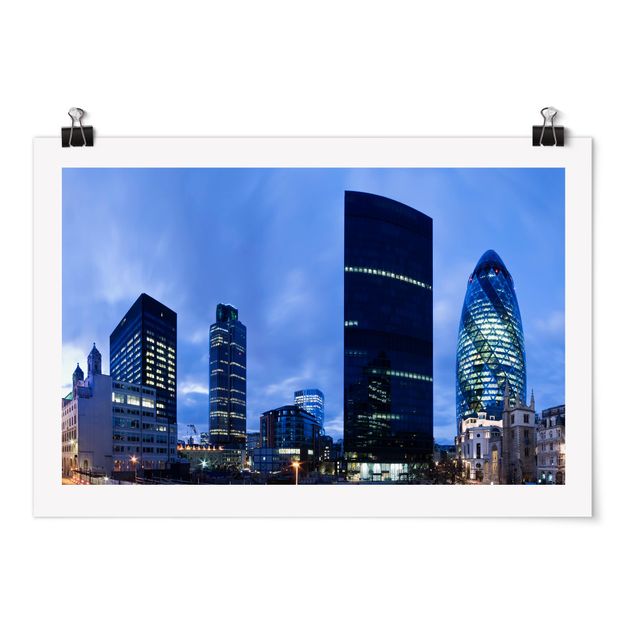 Wandbilder Architektur & Skyline London Hauptfinanzbezirk