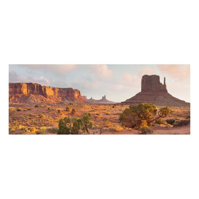 Glasbilder Landschaften Monument Valley Navajo Tribal Park Arizona