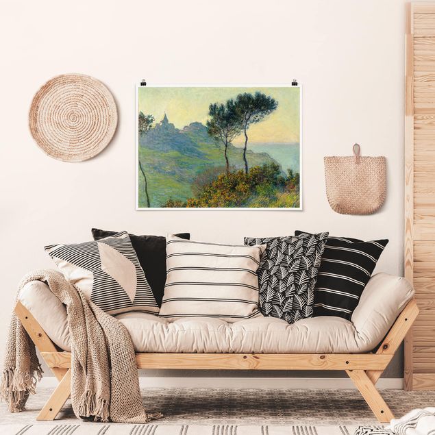 Impressionismus Bilder Claude Monet - Varengeville Abendsonne