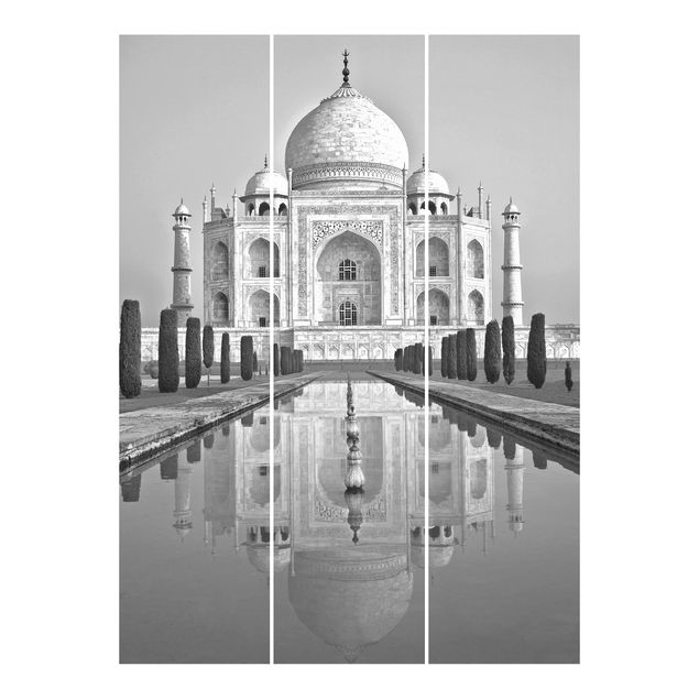 Schiebegardinen Taj Mahal mit Garten
