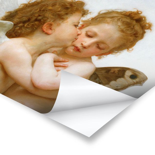Poster kaufen William Adolphe Bouguereau - Der erste Kuss