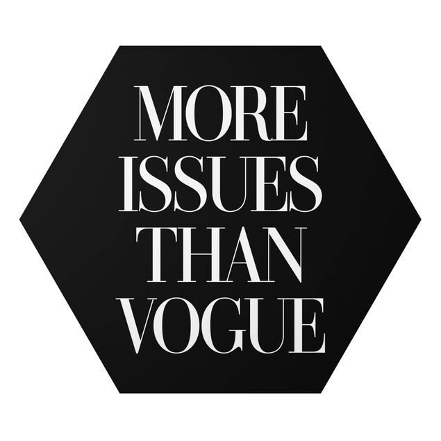 Wandbilder Schwarz-Weiß More issues than Vogue