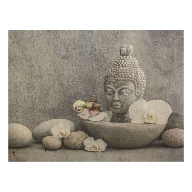 Bilder Andrea Haase Zen Buddha, Orchideen und Steine