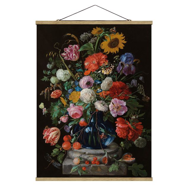 Wandbilder Blumen Jan Davidsz de Heem - Glasvase mit Blumen