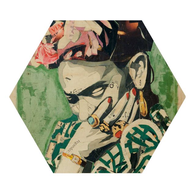 Kunstdrucke kaufen Frida Kahlo - Collage No.3