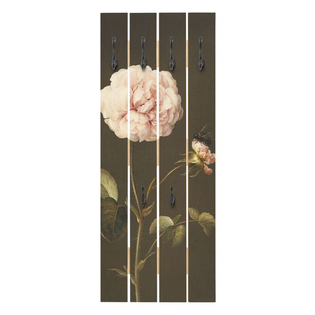 Wanngarderobe Blume Barbara Regina Dietzsch - Essig-Rose mit Hummel