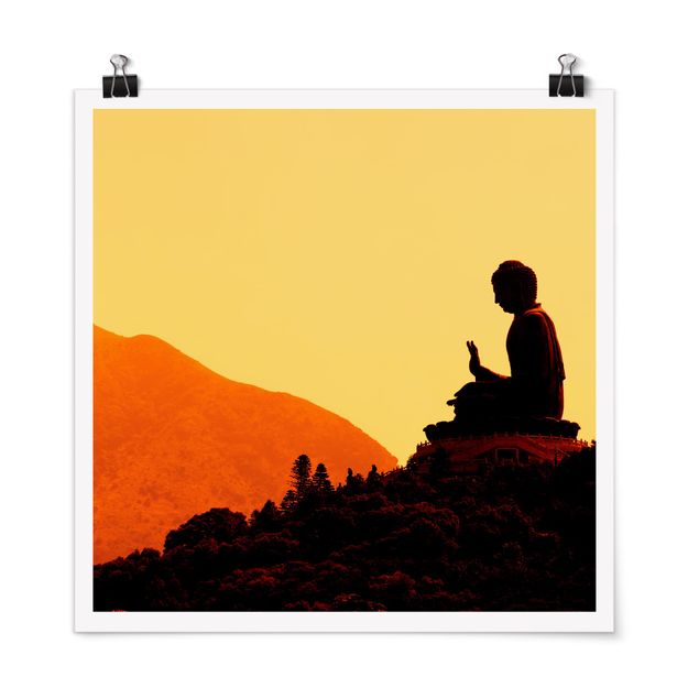 Wandbilder Landschaften Resting Buddha