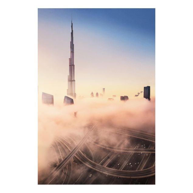Wanddeko Küche Himmlische Skyline von Dubai