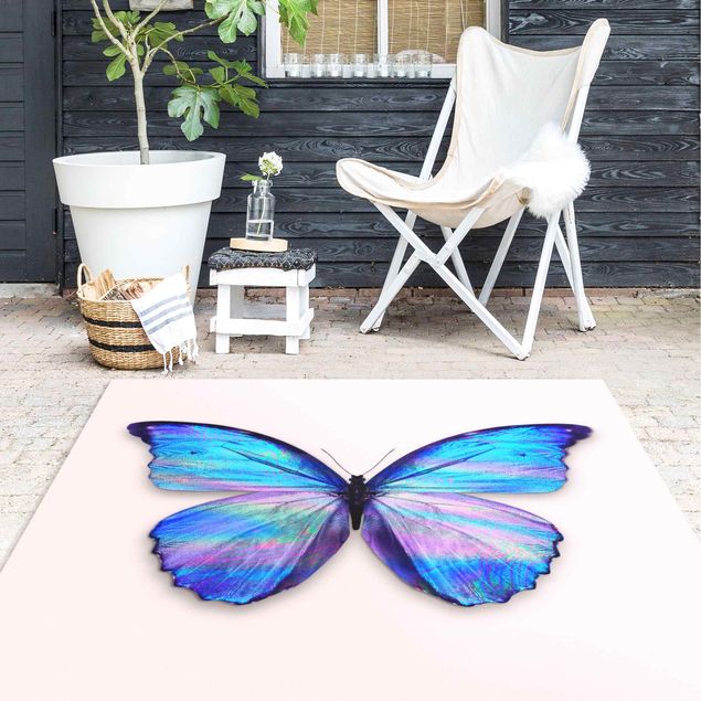Wanddeko Küche Holografischer Schmetterling