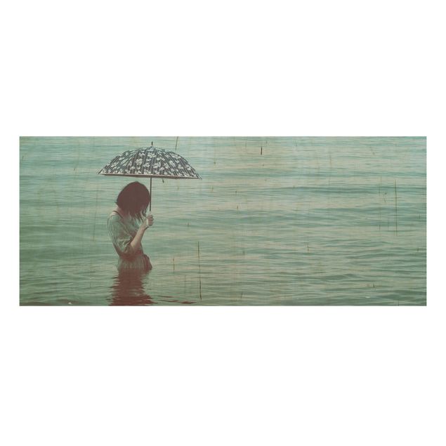 Wandbilder Spaziergang im Wasser