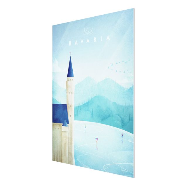 Wandbilder Kunstdrucke Reiseposter - Bavaria