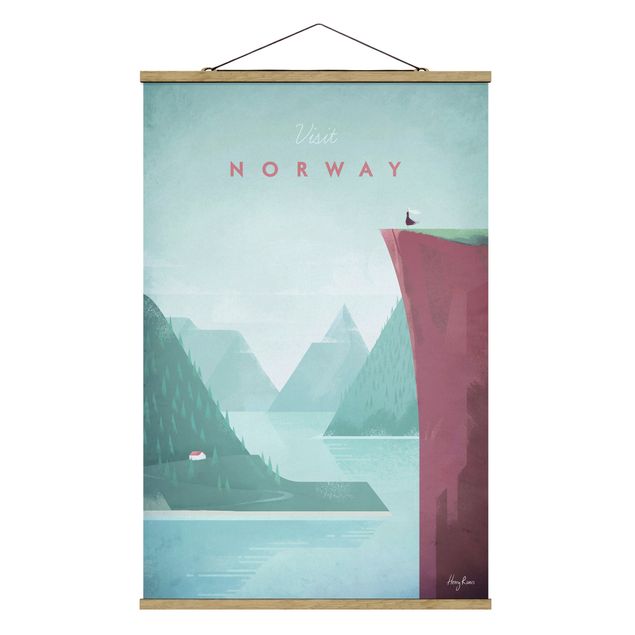 Wandbilder Architektur & Skyline Reiseposter - Norwegen