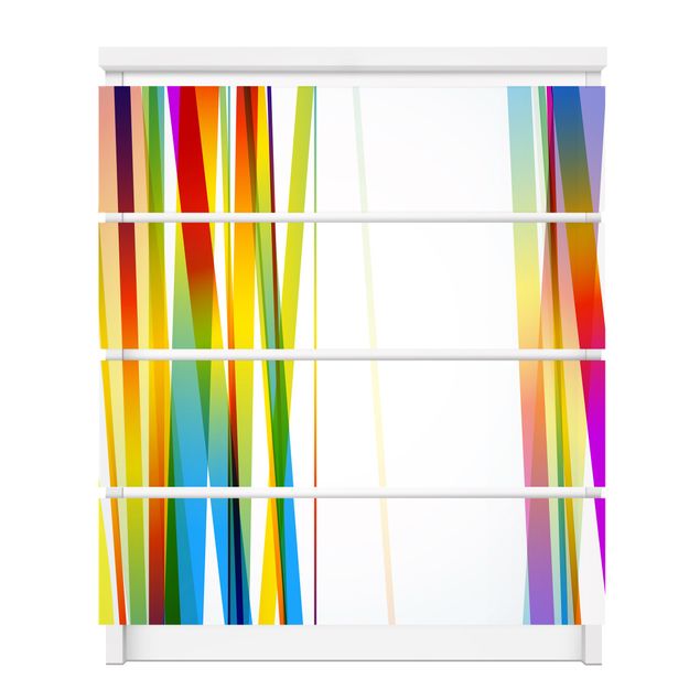 Möbelfolie Rainbow Stripes