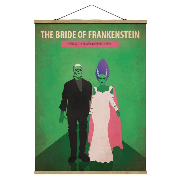 Wandbilder Modern Filmposter The Bride of Frankenstein