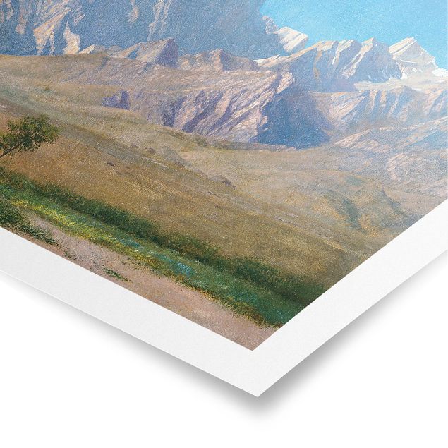Wandbilder Landschaften Albert Bierstadt - Camp Independence