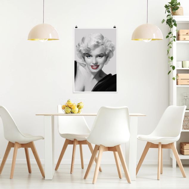 Poster Vintage Marilyn auf Sofa