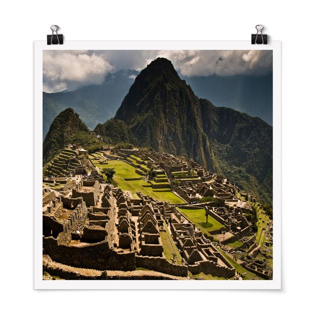 Wandbilder Landschaften Machu Picchu