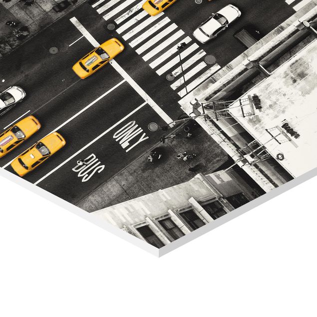 Hexagon Bilder New York City Cabs