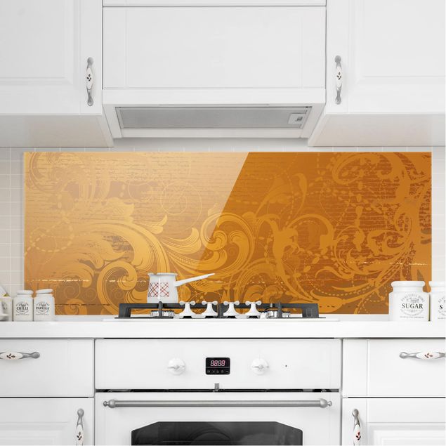 Küche Dekoration Goldener Barock