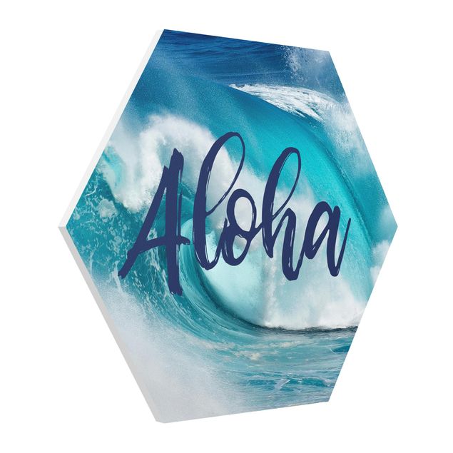 Foto auf Hartschaumplatte Aloha