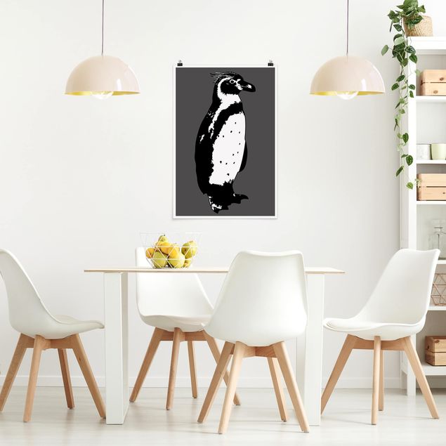 Poster Tiere No.TA5 Pinguin