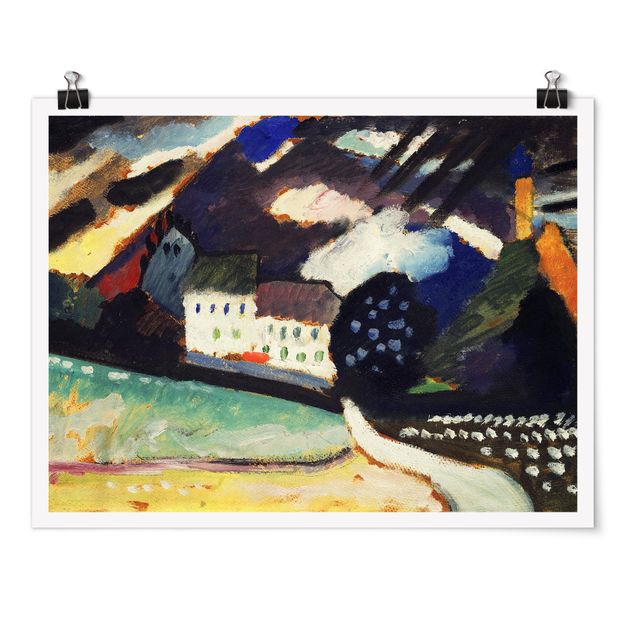 Kunstdrucke Poster Wassily Kandinsky - Schloss und Kirche