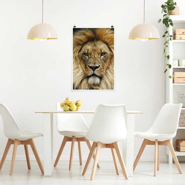 Poster Tiere Wisdom of Lion