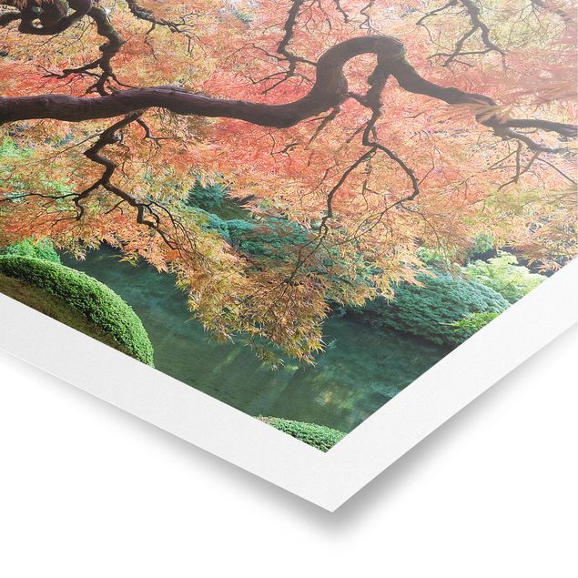 Poster Naturbilder Japanischer Garten