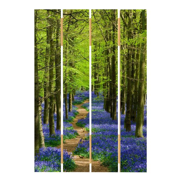 Wandbild Holz Wanderweg in Hertfordshire