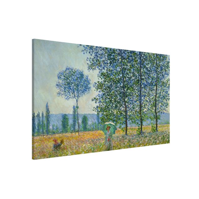 Impressionismus Bilder Claude Monet - Felder im Frühling