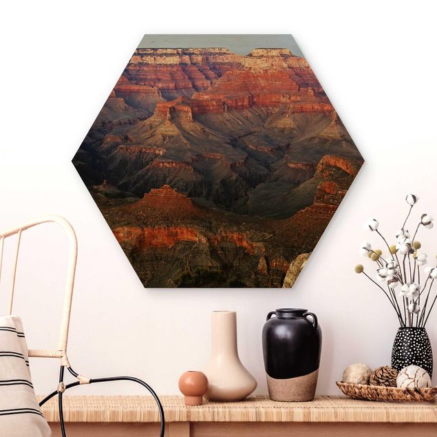 Küche Dekoration Grand Canyon nach dem Sonnenuntergang