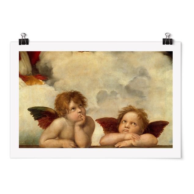 Kunstdrucke Poster Raffael - Zwei Engel