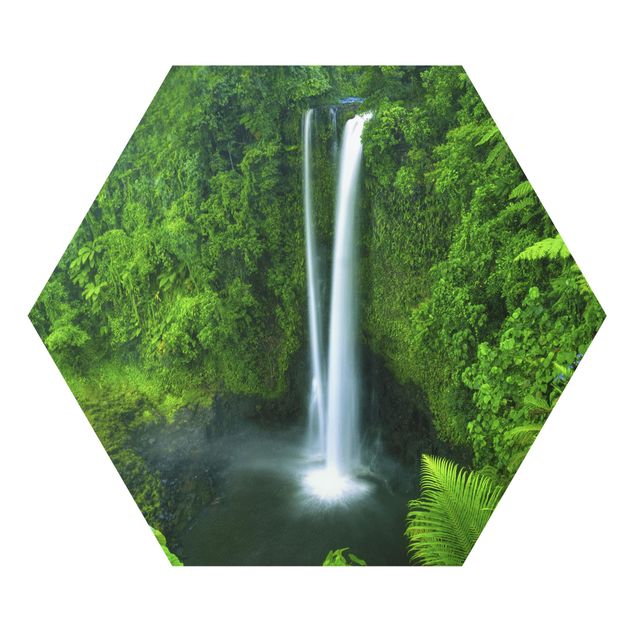 Wandbilder Natur Paradiesischer Wasserfall