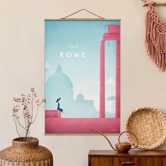Wanddeko Küche Reiseposter - Rom