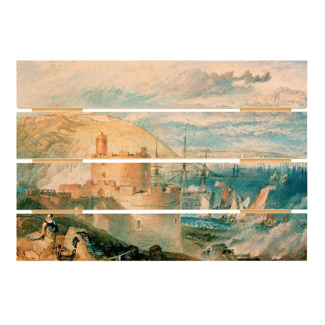 Holzbilder Landschaften William Turner - Falmouth