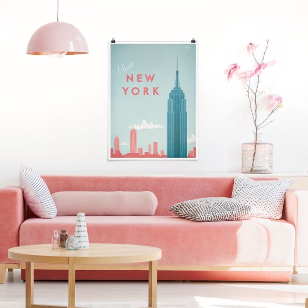 Wandbilder New York Reiseposter - New York