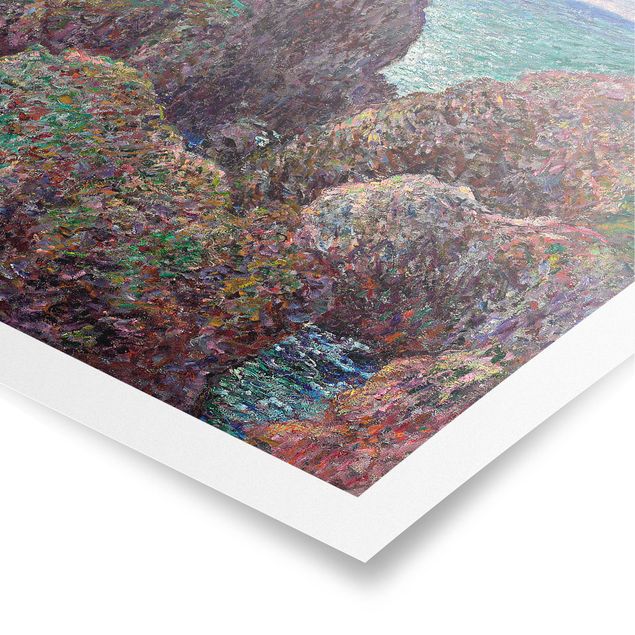 Wandbilder Landschaften Claude Monet - Felsengruppe Port-Goulphar