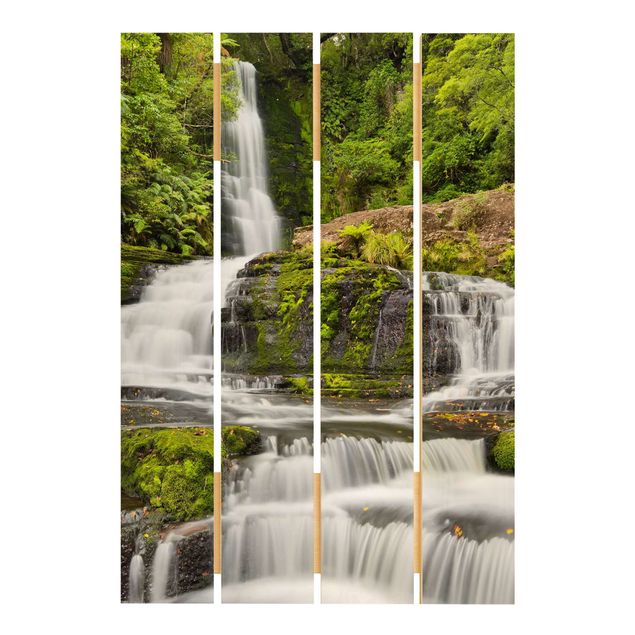 schöne Bilder Upper McLean Falls in Neuseeland